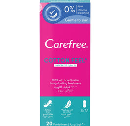 Carefree Cotton Feel Normal wkładki higieniczne nieperfumowane 20szt