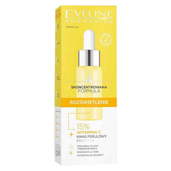 Eveline Cosmetics Skoncentrowana Formuła serum do twarzy Rozświetlenie 18ml