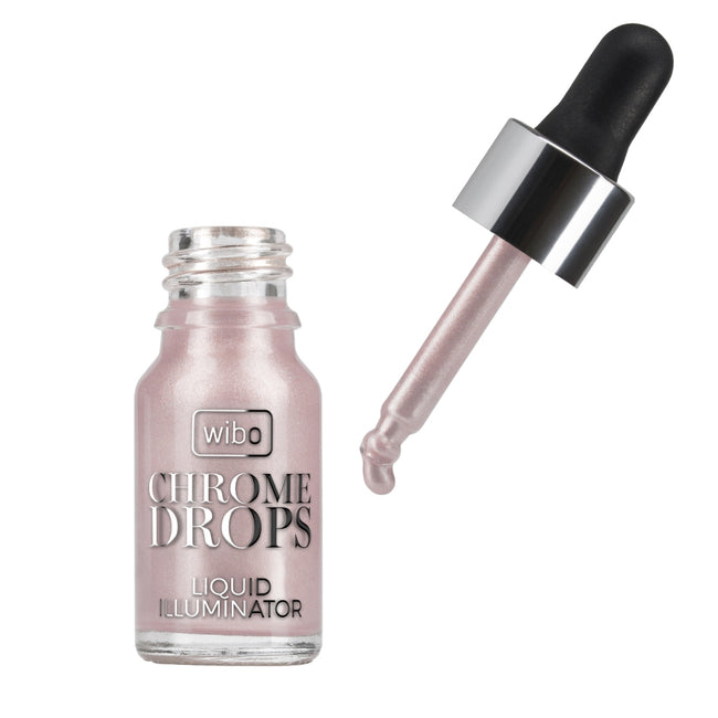 Wibo Chrome Drops Liquid Illuminator płynny rozświetlacz do twarzy i ciała 1 9ml