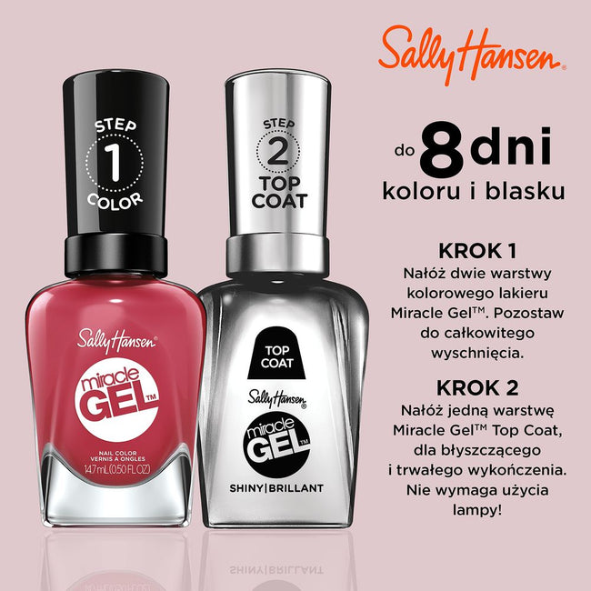 Sally Hansen Miracle Gel żelowy lakier do paznokci 256 Proper P-rose 14.7ml