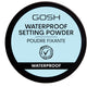 Gosh Waterproof Setting Powder wodoodporny puder utrwalający 001 Transparent 7g