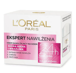 L'Oreal Paris Ekspert Nawilżenia krem nawilżający na dzień do skóry suchej i wrażliwej 50ml