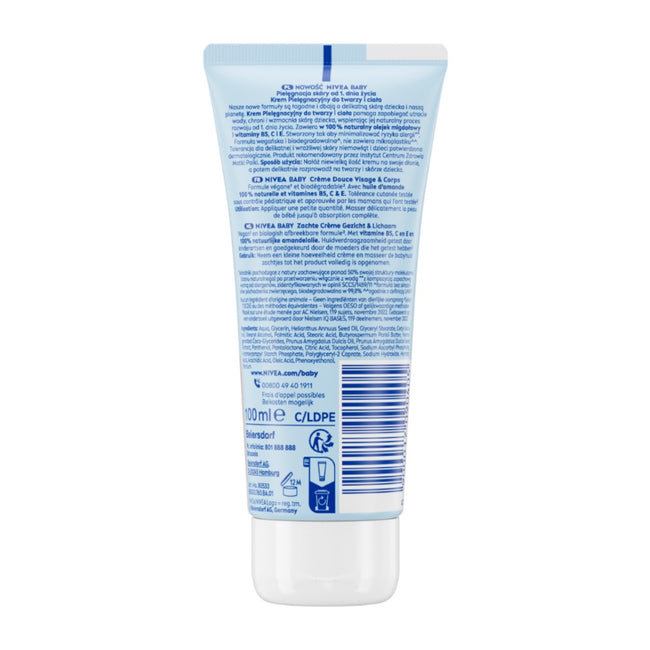 Nivea Baby krem pielęgnacyjny do twarzy i ciała 100ml