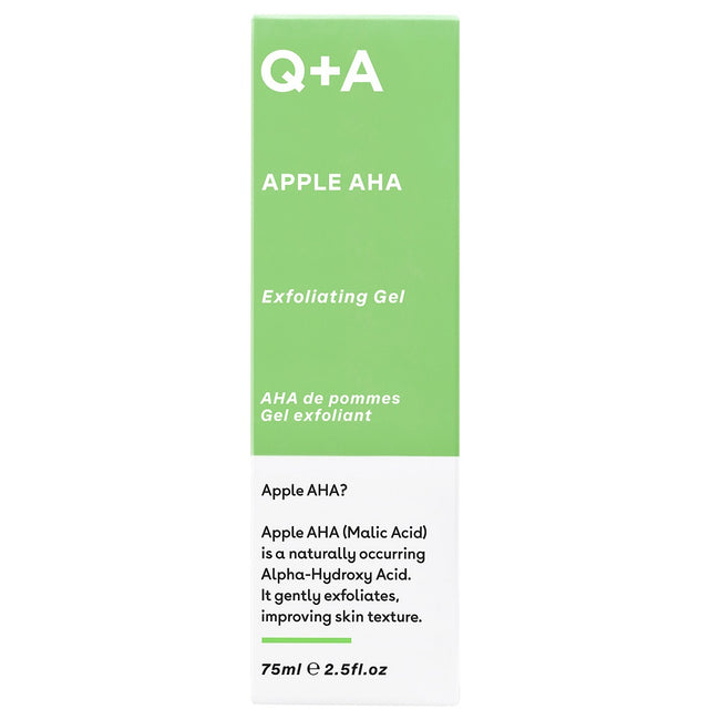 Q+A Apple AHA Exfoliating Gel żel eksfoliujący z jabłkowym kwasem AHA 75ml