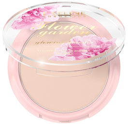 Eveline Cosmetics Flower Garden prasowany puder rozświetlający 8g