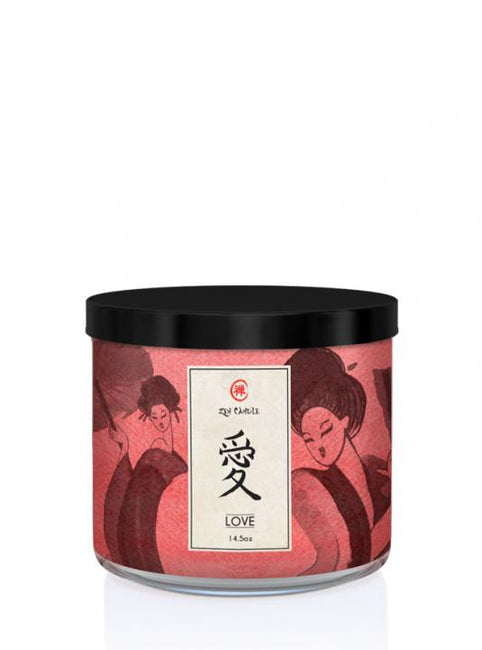 Kringle Candle Zen świeca zapachowa z trzema knotami Love 411g
