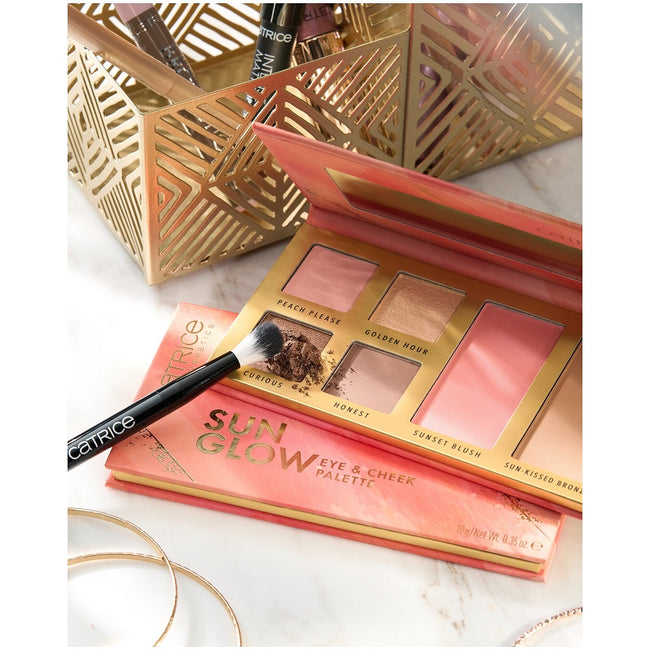 Catrice Sun Glow Eye & Cheek Palette paleta do makijażu twarzy i oczu 10g