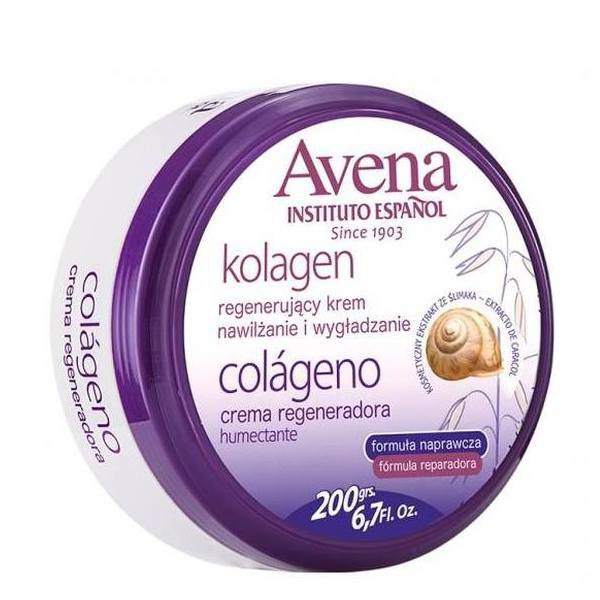 Instituto Espanol Avena Collagen Regeneration Cream regenerujący krem do ciała z kolagenem 200g