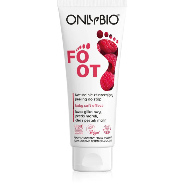OnlyBio Foot naturalnie złuszczający peeling do stóp 75ml