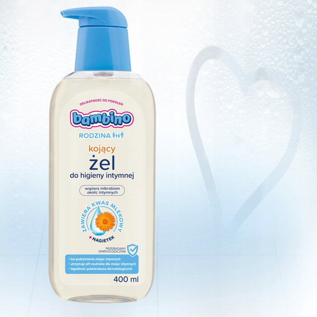 Bambino Rodzina kojący żel do higieny intymnej hiperdelikatny z nagietkiem 400ml