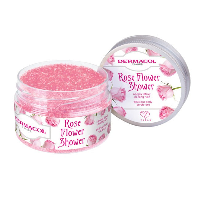 Dermacol Flower Shower Body Peeling peeling do ciała Rose 200g