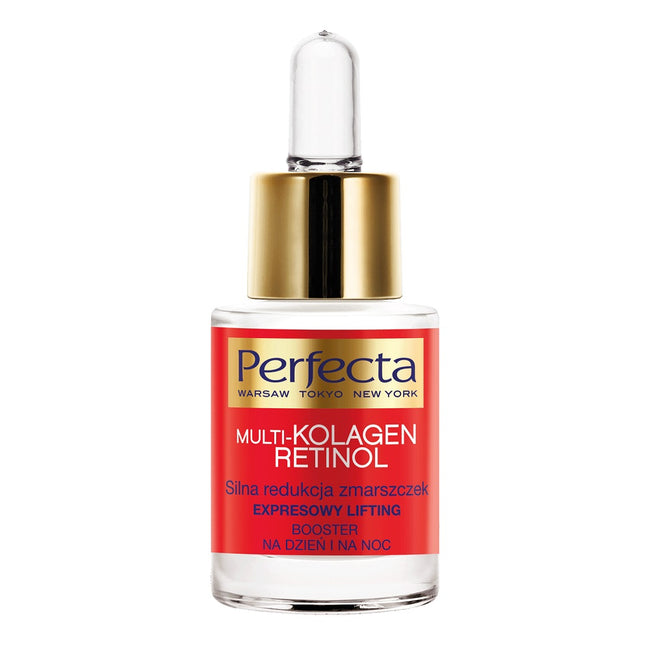 Perfecta Multi-Kolagen Retinol Silna Redukcja Zmarszczek Expresowy Lifting booster na dzień i na noc 15ml