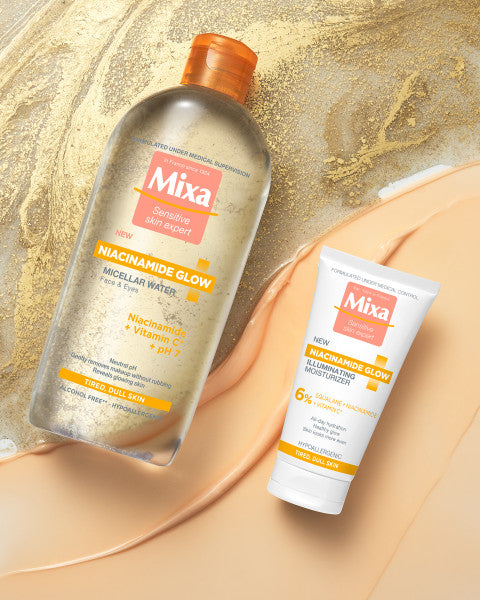 MIXA Niacinamide Glow płyn micelarny z niacynamidem i witaminą C 400ml