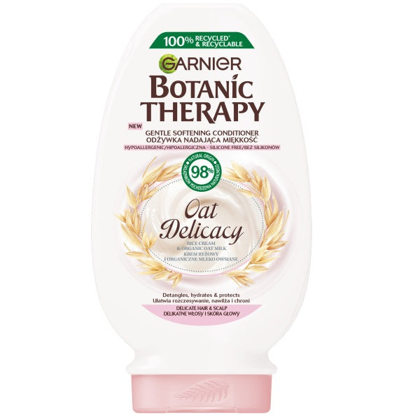 Garnier Botanic Therapy Oat Delicacy odżywka nadająca miękkość do delikatnych włosów i skóry głowy 200ml