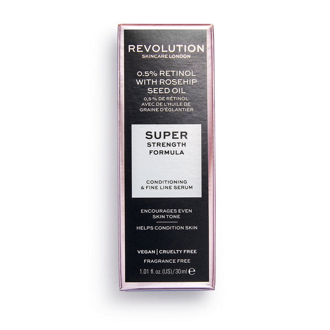 Revolution Skincare 0.5% Retinol With Rosehip Seed Oil przeciwzmarszczkowe serum nawilżające 30ml