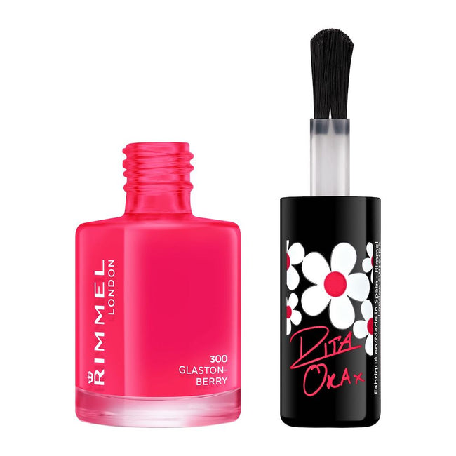 Rimmel 60 Seconds Super Shine by Rita Ora lakier do paznokci 300 Glaston-Berry 8ml