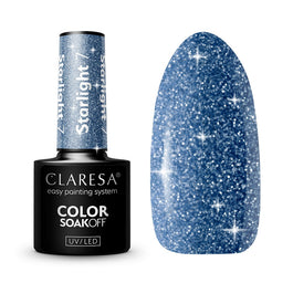 Claresa Soak Off UV/LED Starlight lakier hybrydowy 7 5g