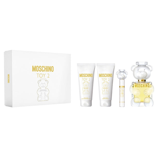 Moschino Toy 2 zestaw woda perfumowana spray 100ml + żel pod prysznic 100ml + balsam do ciała 100ml + woda perfumowana spray 10ml