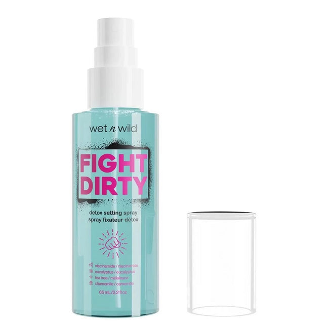 Wet n Wild Fight Dirty Detox Setting Spray detoksykujący spray utrwalający makijaż 65ml