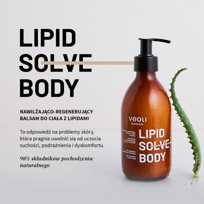 Veoli Botanica Lipid Solve Body nawilżająco-regenerujący balsam do ciała z lipidami 290ml