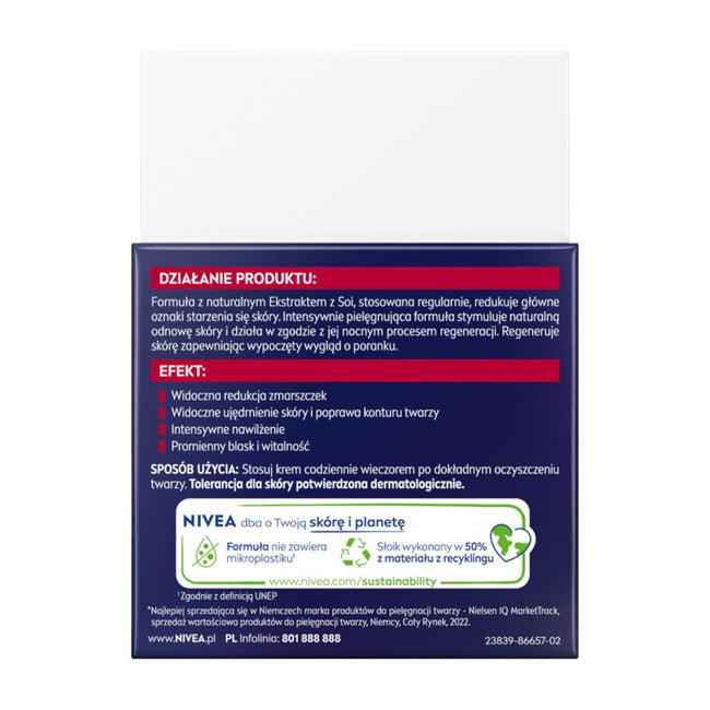 Nivea Vital Soja Anti-Age regenerujący krem na noc 50ml