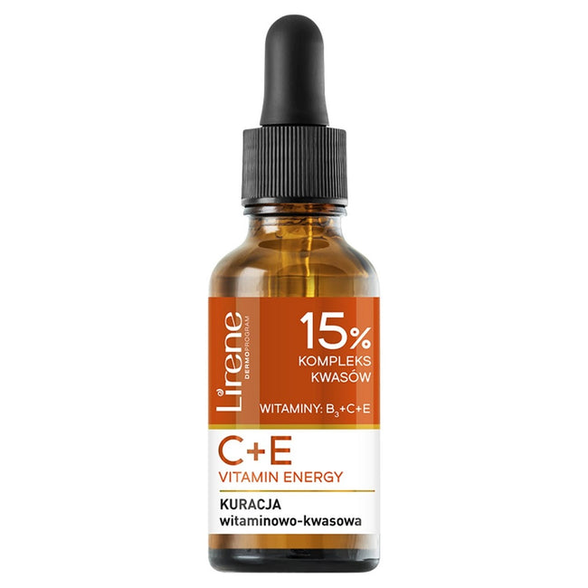 Lirene C+E Vitamin Energy kuracja witaminowo-kwasowa na noc 30ml