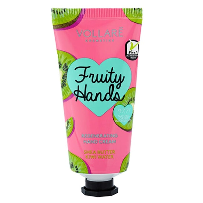 Vollare Fruity Hands regenerujący krem do rąk Masło Shea i Kiwi 50ml