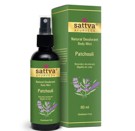 Sattva Natural Deodorant Body Mist naturalny dezodorant w formie mgiełki do ciała Patchouli 80ml