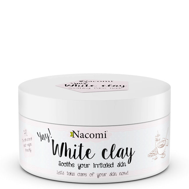 Nacomi White Clay biała glinka nawilżająco-łagodząca 50g