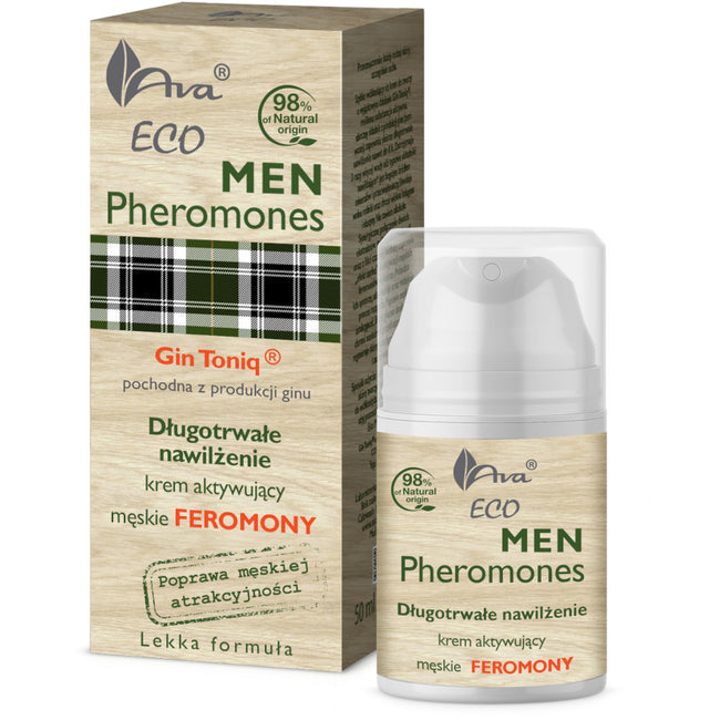 Ava Laboratorium Eco Men Pheromones długotrwałe nawilżenie krem do twarzy 50ml