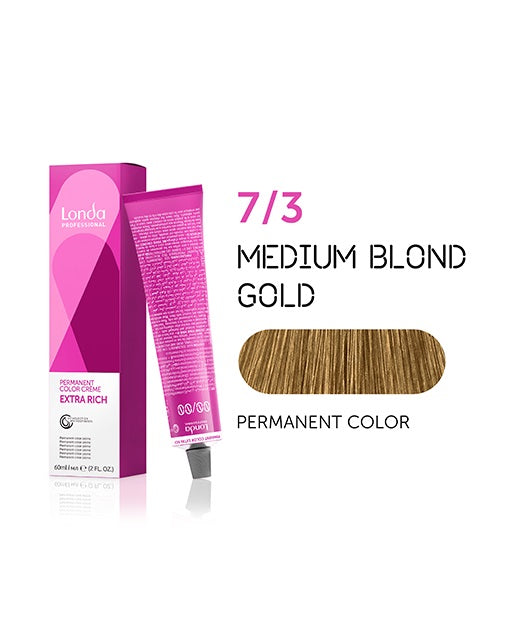 Londa Professional Permanent Color Creme permanentna farba do włosów 7/3 60ml