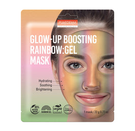 Purederm Glow-Up Boosting Rainbow wegańska hydrożelowa maska na twarz 22g