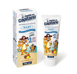 Pasta del Capitano Baby Captain pasta do zębów dla dzieci 3+ Wieloowocowa 75ml