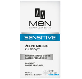 AA Men Sensitive żel po goleniu chłodzący dla skóry bardzo wrażliwej 100ml