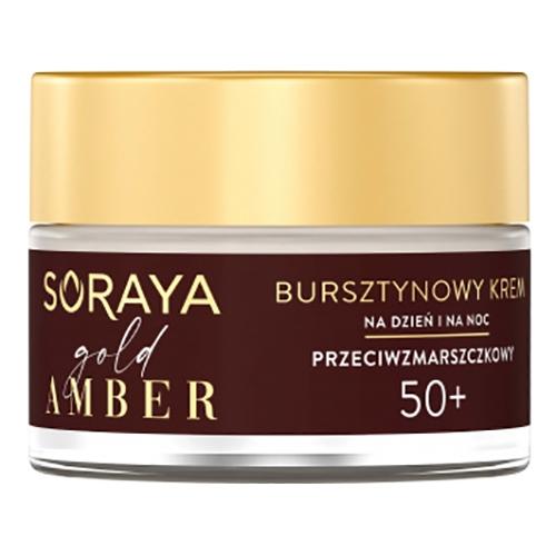Soraya Gold Amber 50+ bursztynowy krem przeciwzmarszczkowy na dzień i na noc 50ml