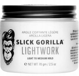 Slick Gorilla Lightwork matowa glinka do włosów 70g