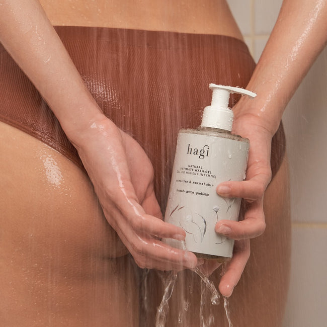 Hagi Naturalny żel do higieny intymnej Len i Bawełna 300ml