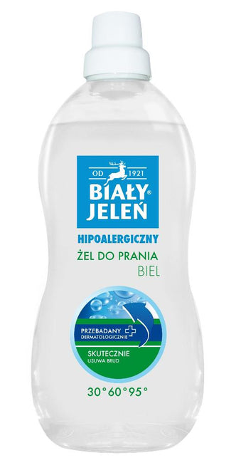 Biały Jeleń Hipoalergiczny żel do prania białych tkanin 1500ml