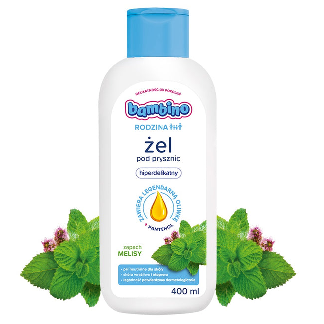 Bambino Rodzina żel pod prysznic hiperdelikatny Melisa 400ml