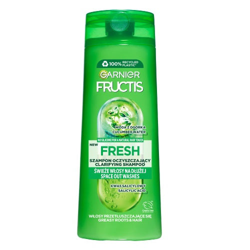 Garnier Fructis Fresh szampon oczyszczający do włosów przetłuszczających się 250ml