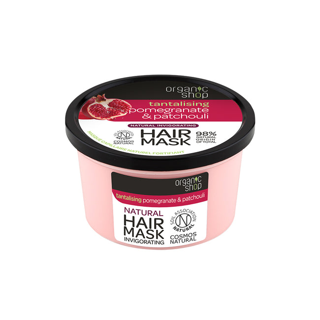 Organic Shop Natural Invigorating Hair Mask orzeźwiająca maska do włosów Pomegranate & Patchouli 250ml