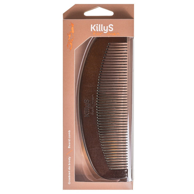 KillyS For Men Beard Comb drewniany grzebień do brody