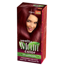 Venita MultiColor pielęgnacyjna farba do włosów 5.66 Wiśnia