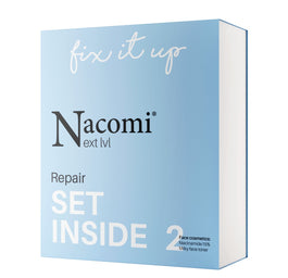 Nacomi Next Level Repair zestaw mleczny tonik do twarzy 100ml + niacynamid 15% 30ml