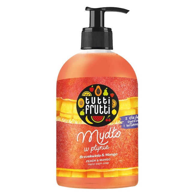 Farmona Tutti Frutti mydło w płynie z olejkami owocowymi Brzoskwinia & Mango 500ml