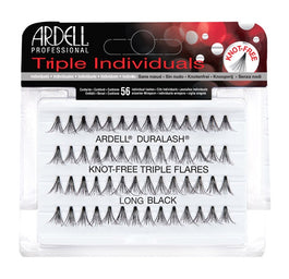 Ardell Triple Individuals zestaw 56 kępek rzęs Long Black