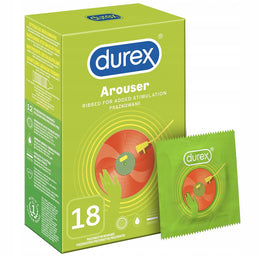 Durex Durex prezerwatywy Arouser 18 szt prążkowane