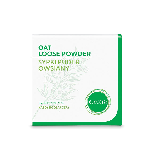 Ecocera Oat Loose Powder sypki puder owsiany do każdego rodzaju cery 10g