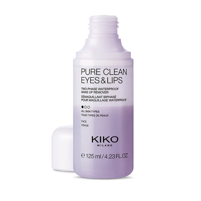 KIKO Milano Pure Clean Eyes & Lips dwufazowy płyn do demakijażu oczu i ust 125ml