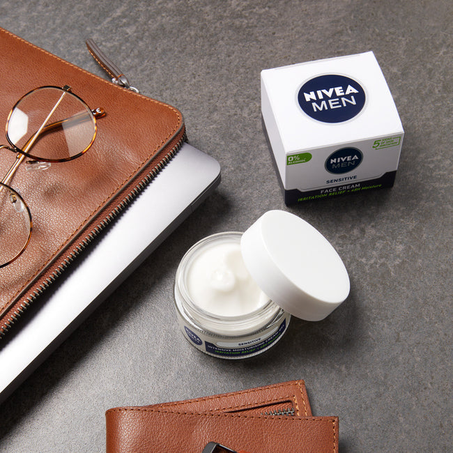 Nivea Men Sensitive intensywnie nawilżający krem dla mężczyzn do skóry wrażliwej 50ml